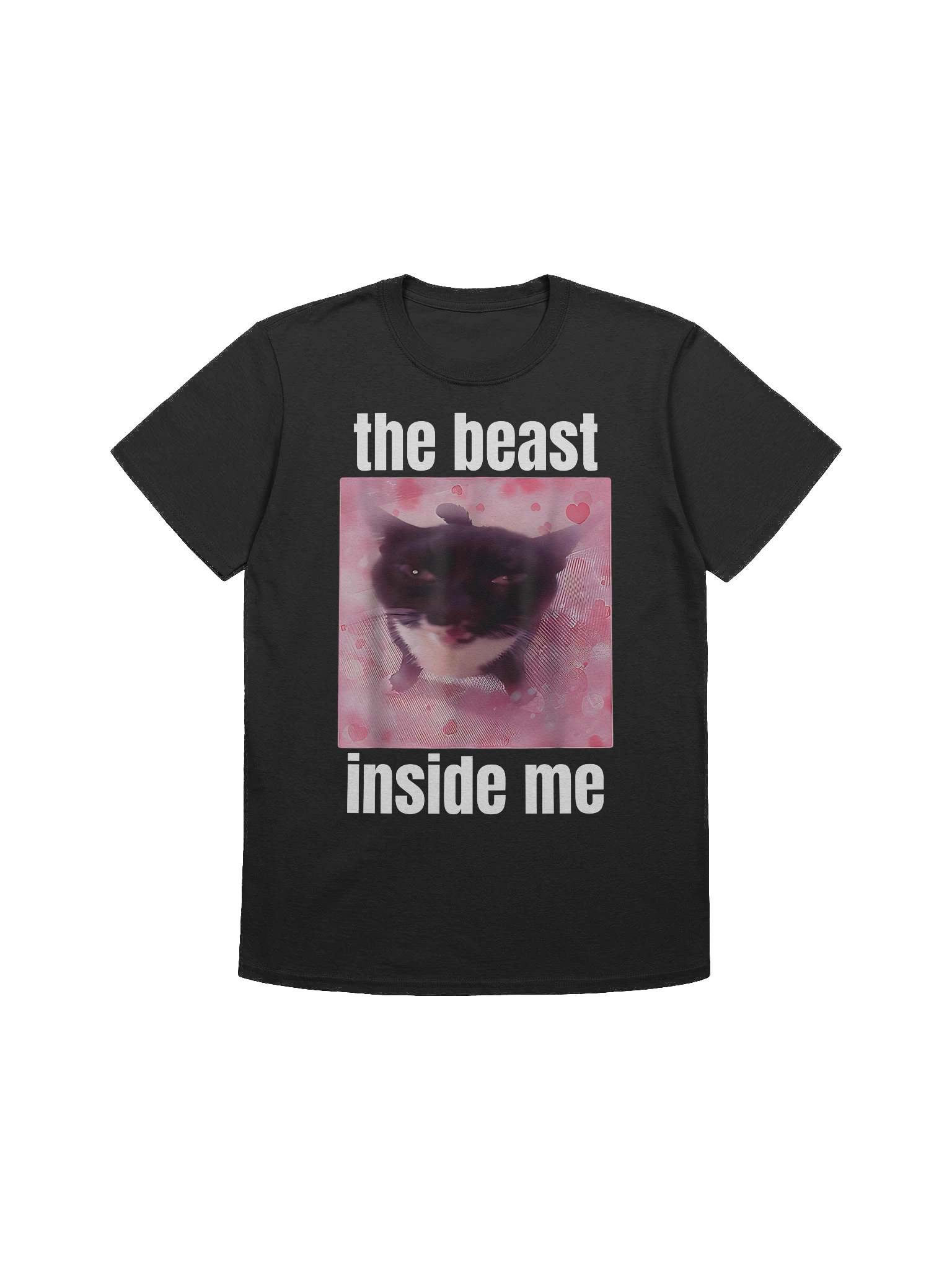 The Beast Inside Me Kitty T-Shirt, Awsome Bold Statement in Style